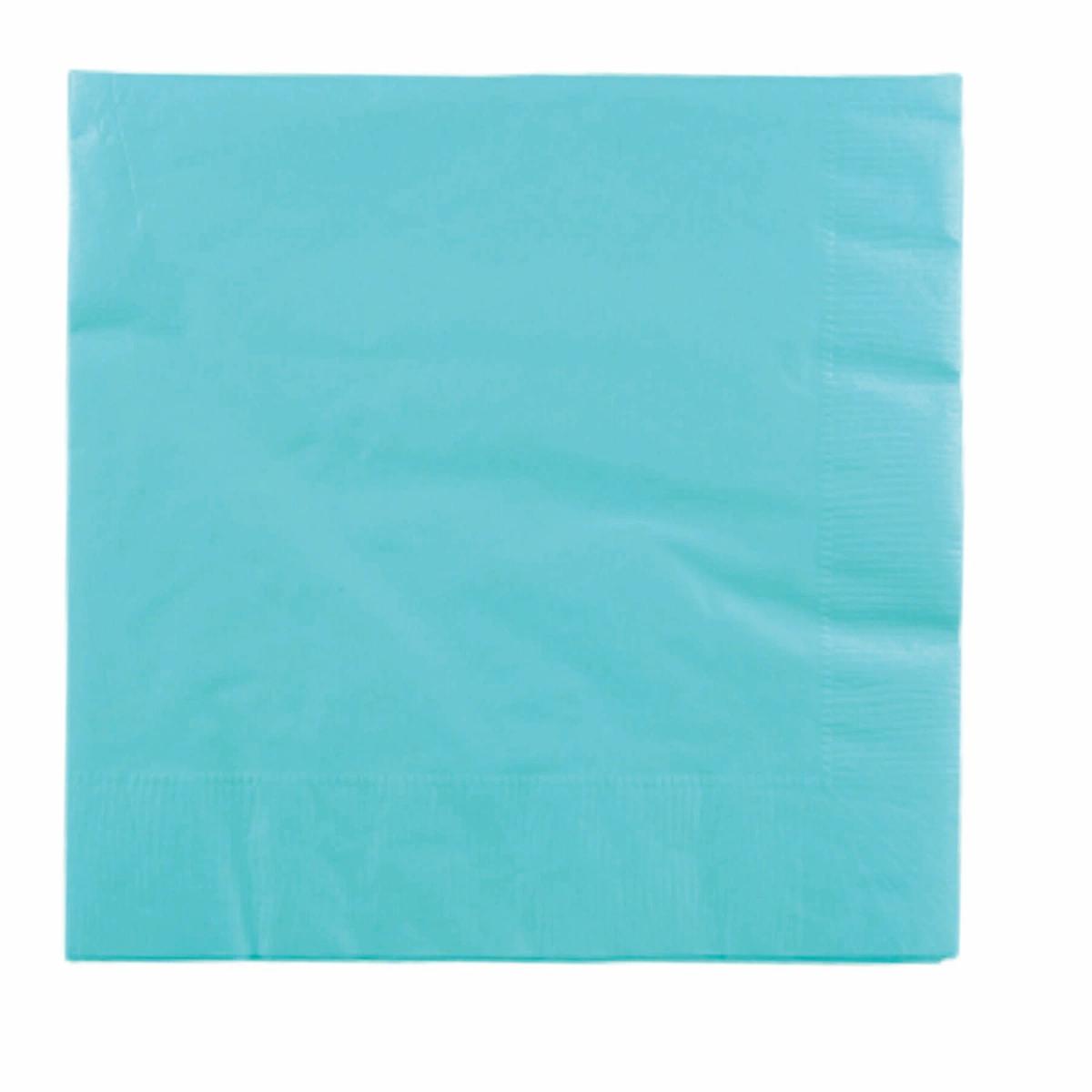 Turquoise Blue 3 Ply Luncheon Napkins