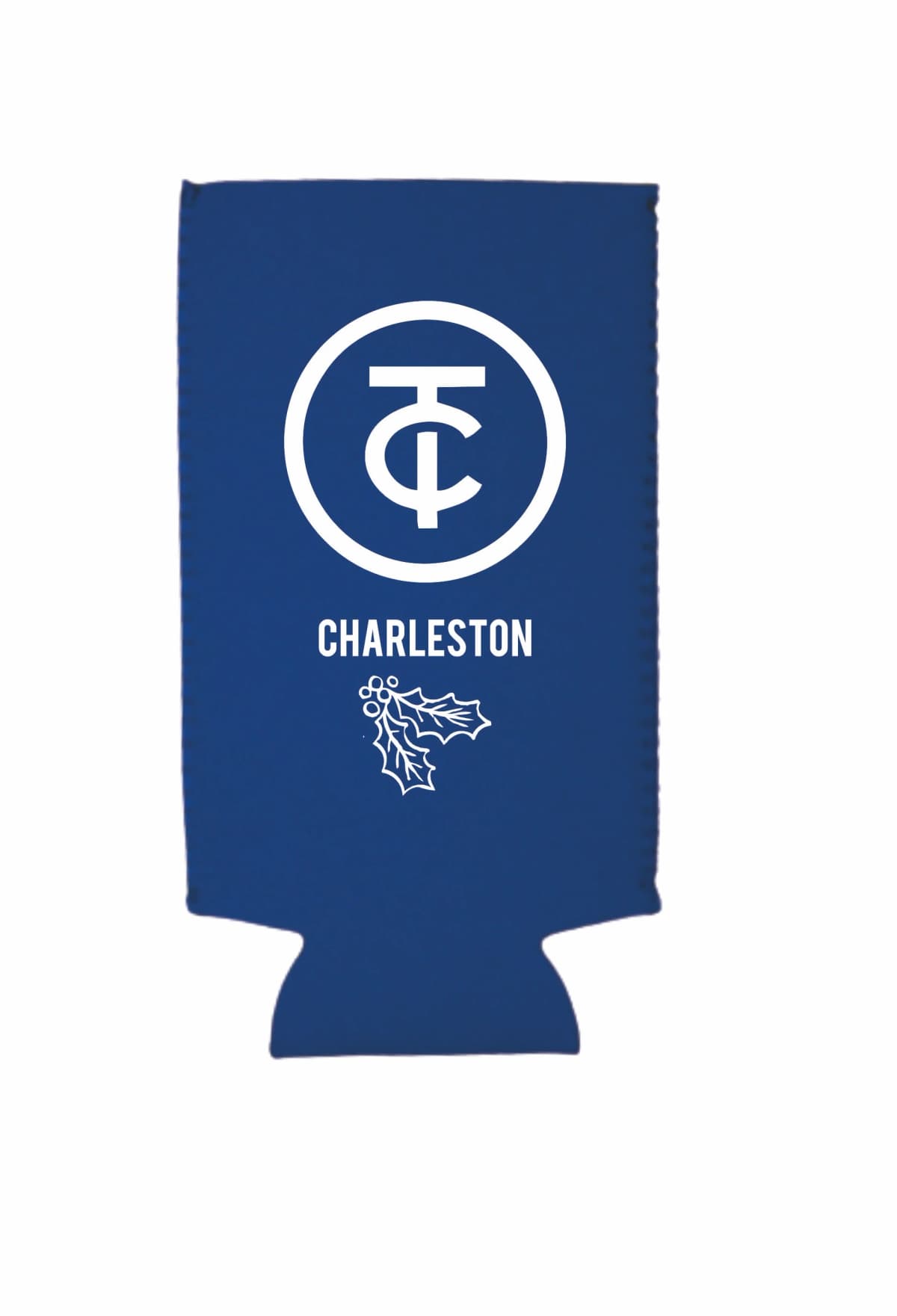 Royal Blue Neoprene Slim Can Cooler