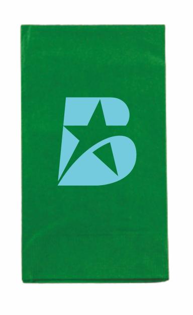 Emerald Green 3 Ply Paper Guest Towels