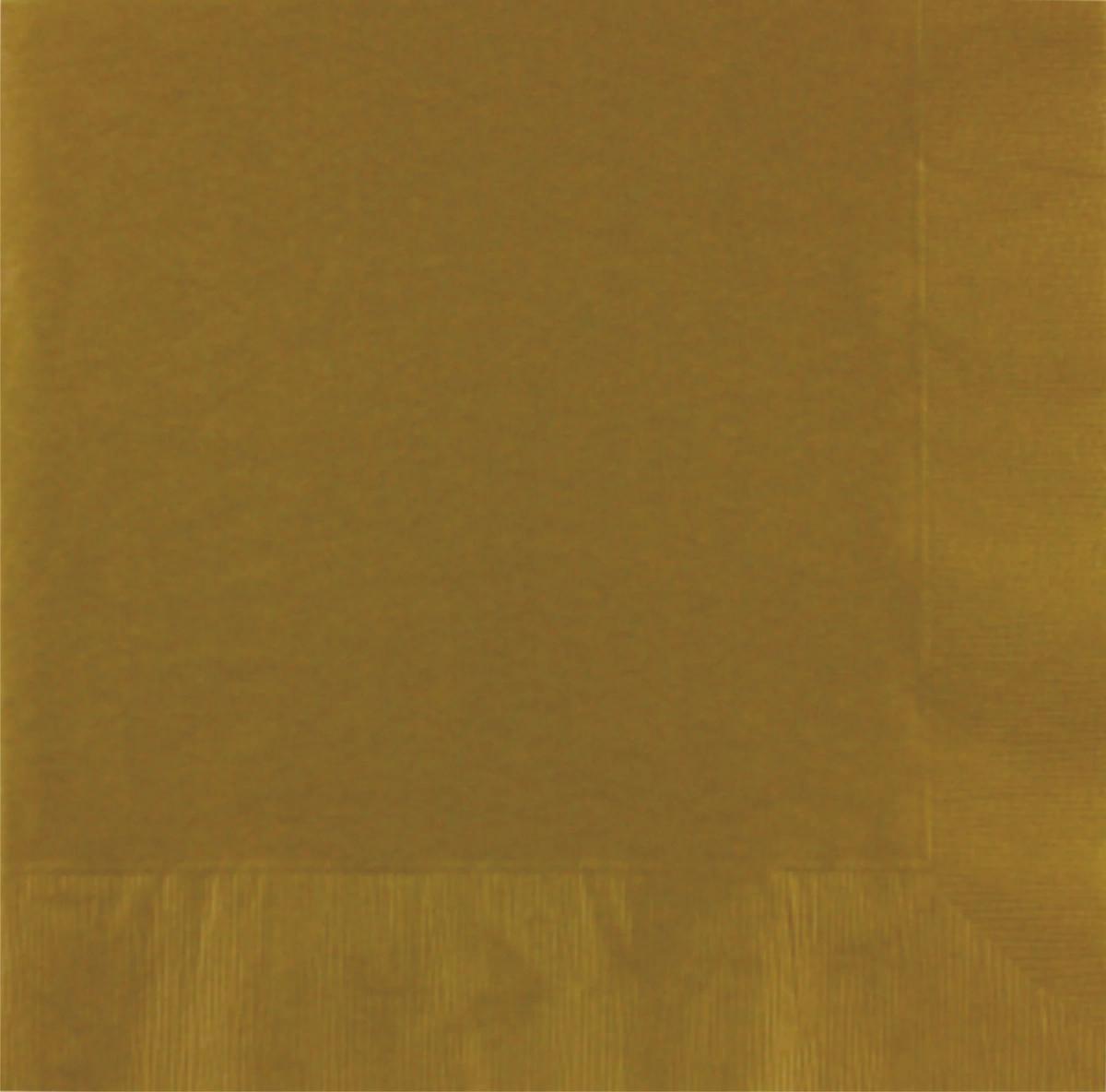 Gold 3 Ply Dinner Napkins
