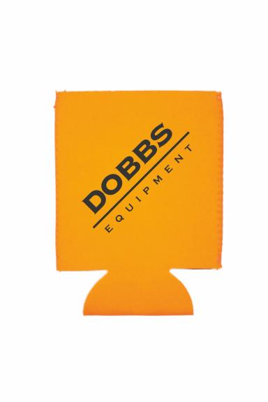 Orange Neoprene Flat Can Cooler