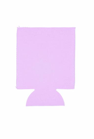 Lavender Neoprene Flat Can Cooler