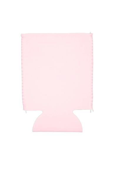 Classic Pink Neoprene Flat Can Cooler