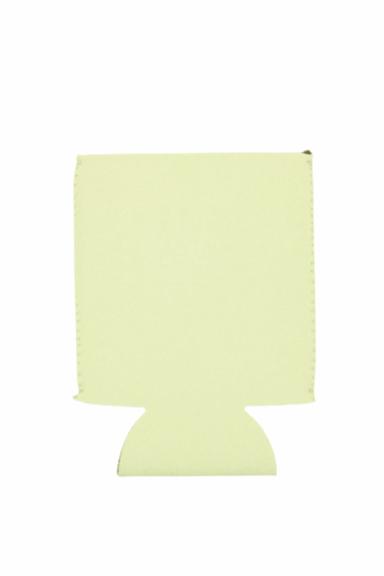 Khaki Neoprene Flat Can Cooler