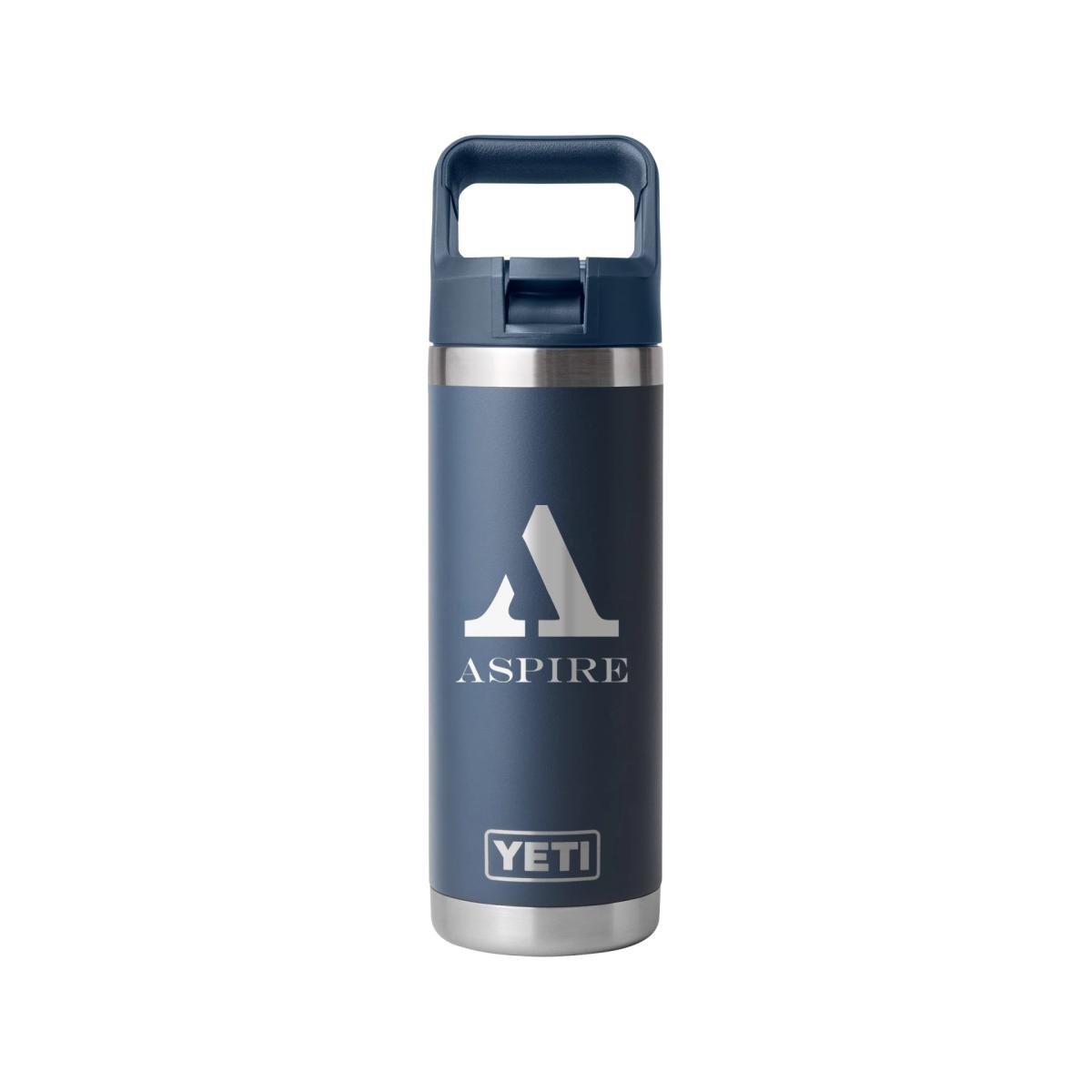 YETI Rambler® 18 oz. Water Bottle with Color-Matched Straw Cap