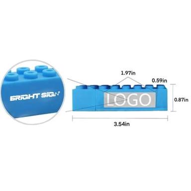 Creative Interlocking Building Block Highlighter