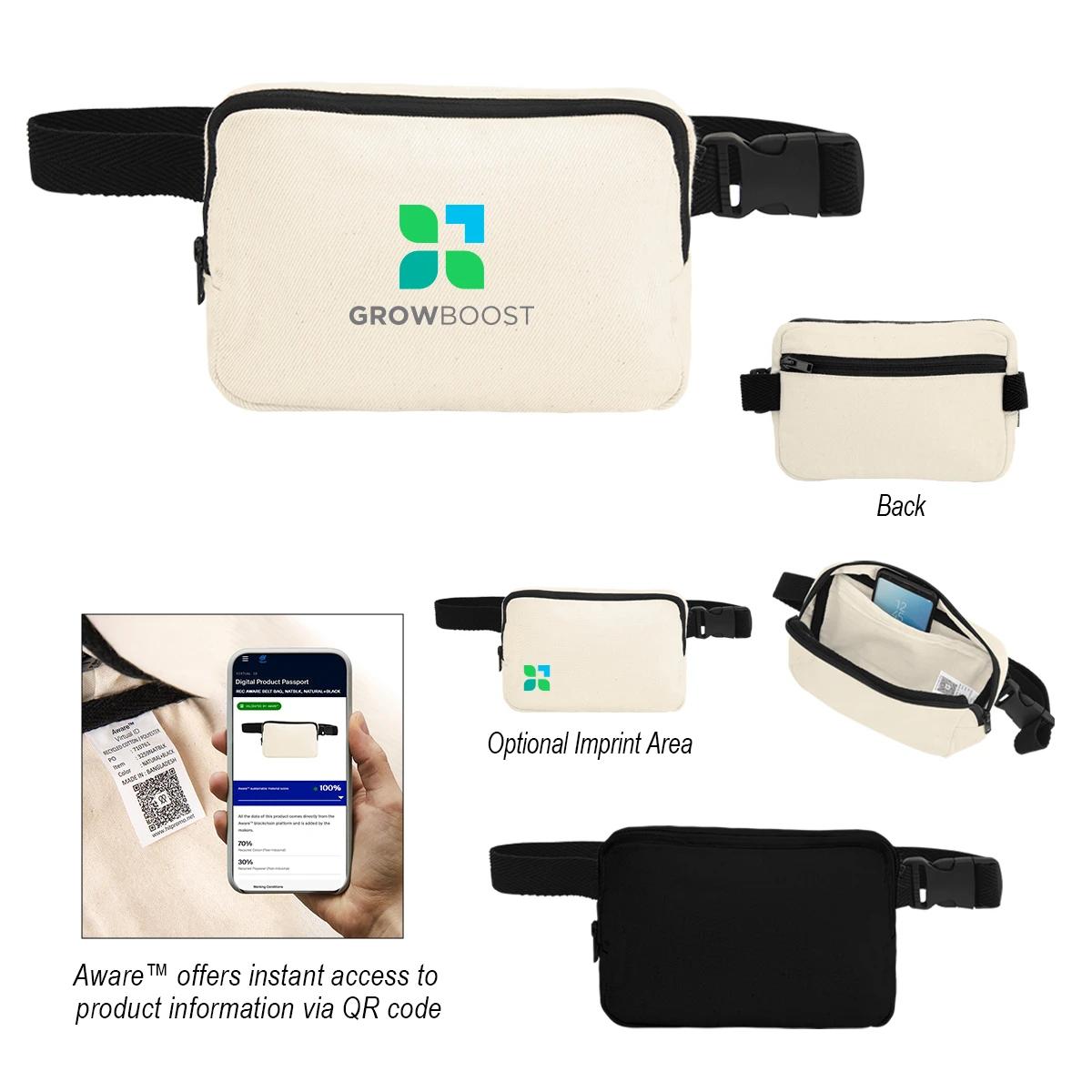 Aware™ Recycled Cotton Canvas Anywhere Belt Bag