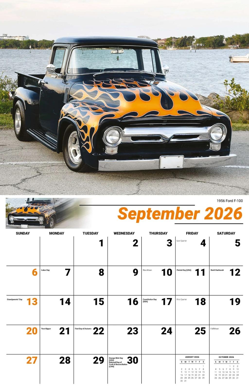 Galleria Wall Calendar 2026 Pumped Up Pickups