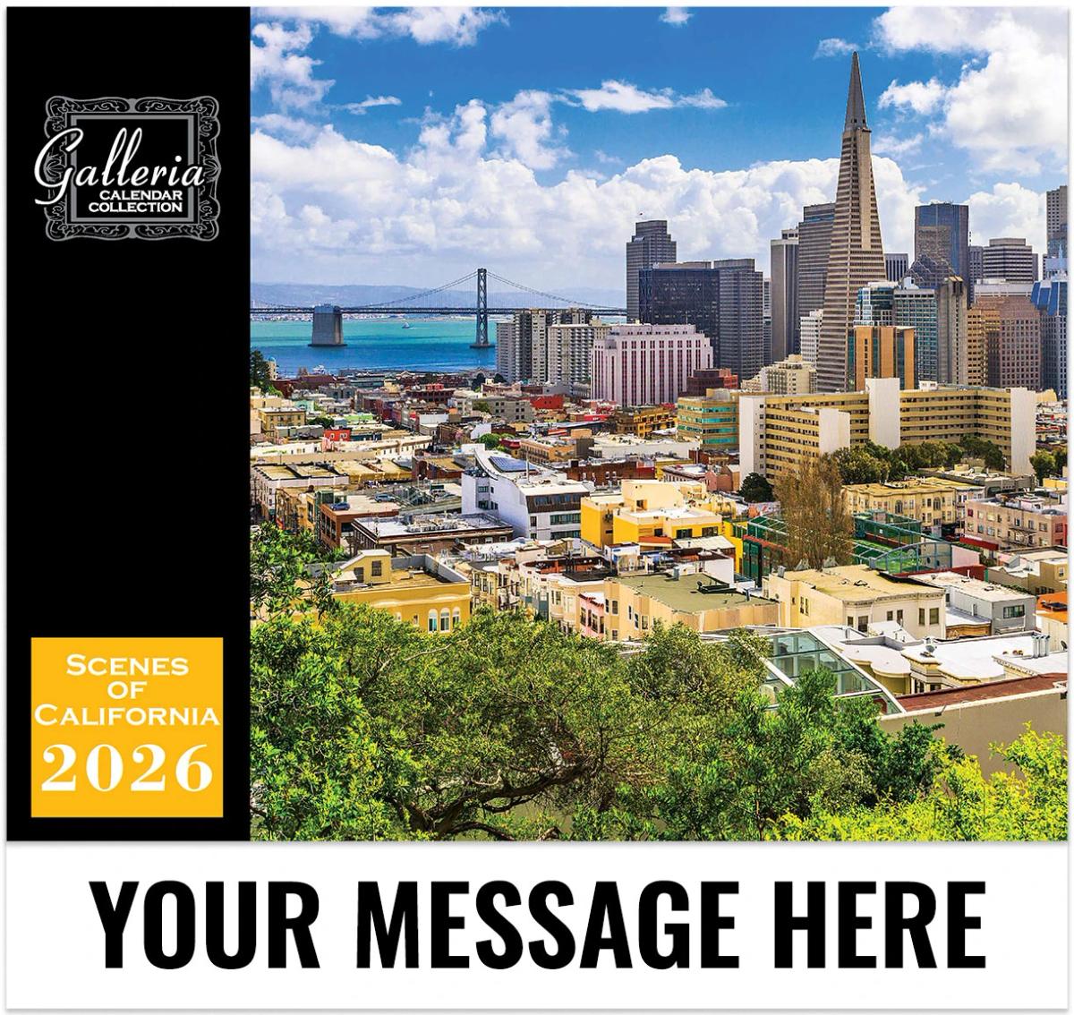 Galleria Wall Calendar 2026 Scenes of California