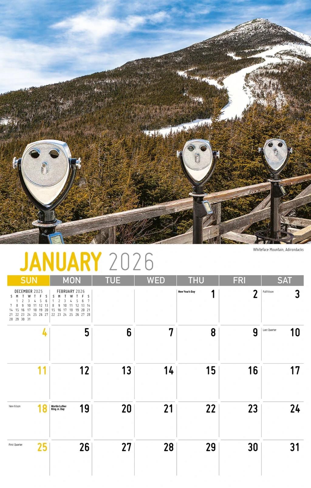 Galleria Wall Calendar 2026 Scenes Of New York