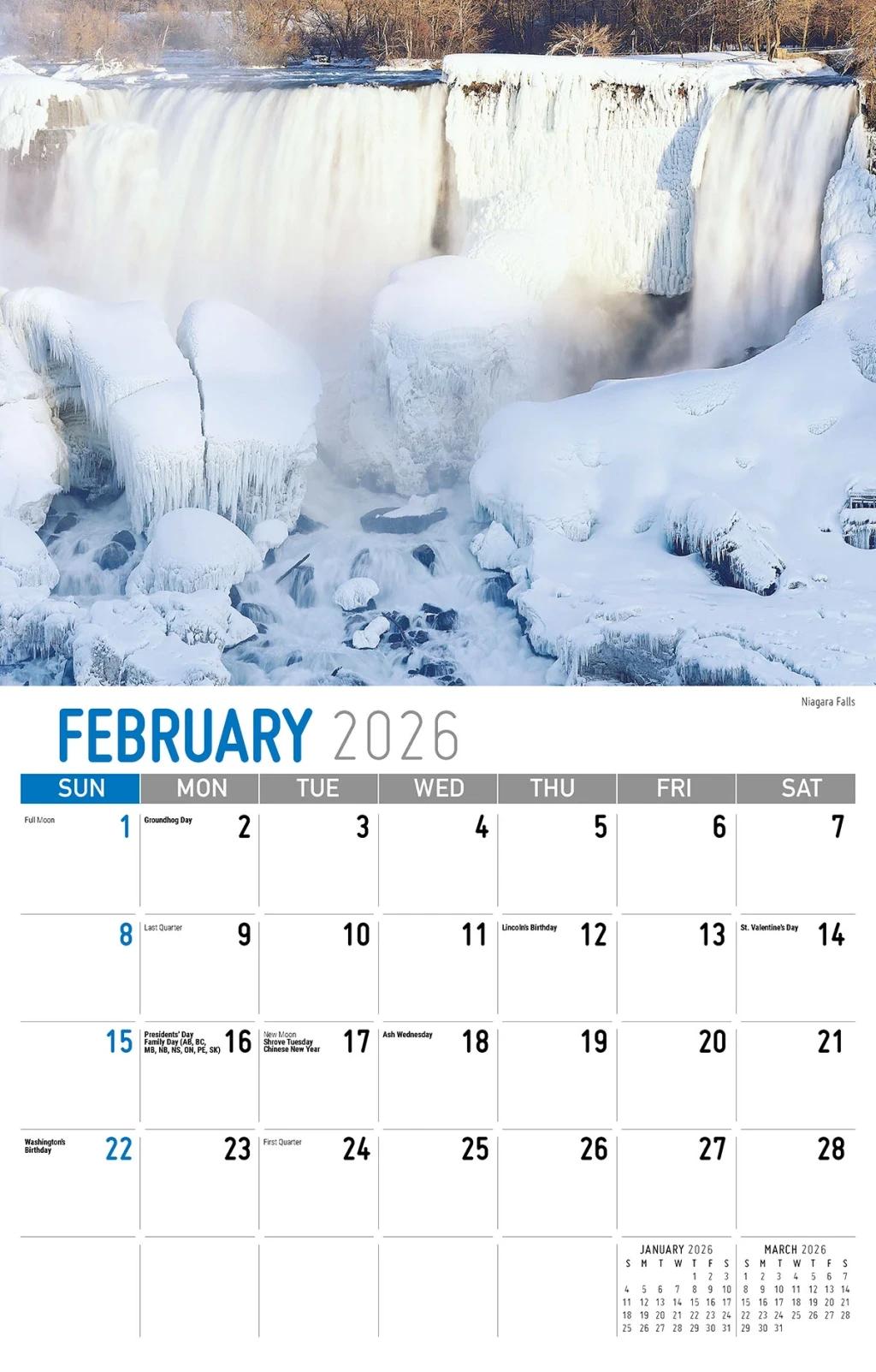 Galleria Wall Calendar 2026 Scenes Of New York