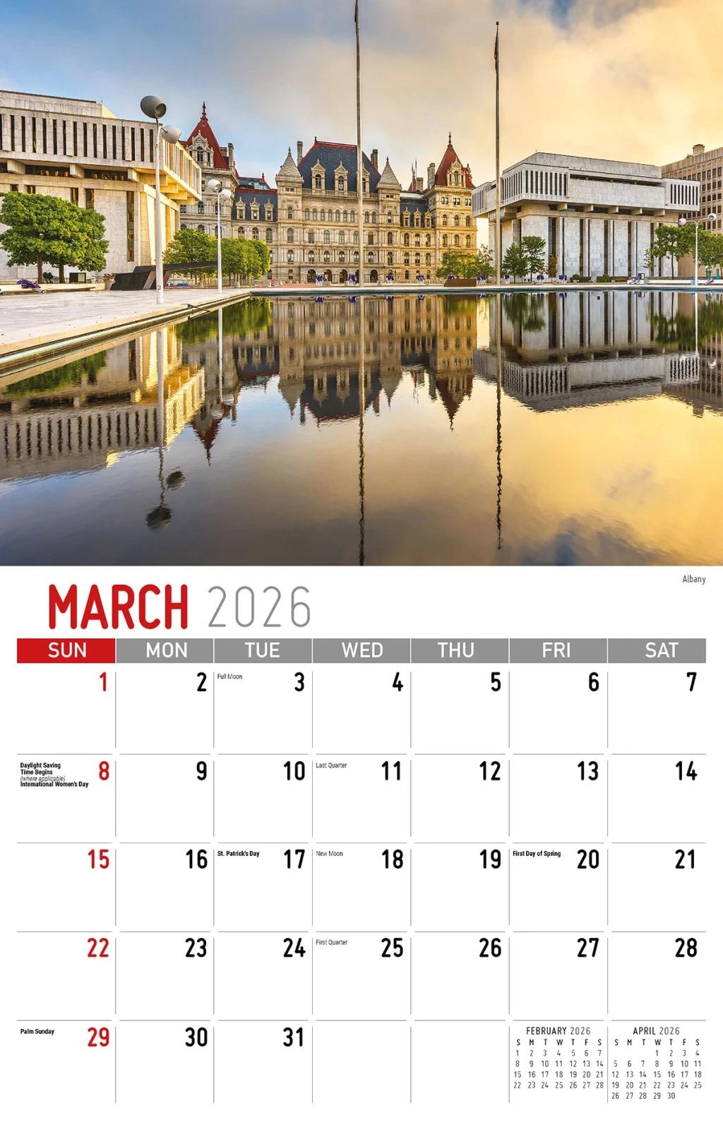 Galleria Wall Calendar 2026 Scenes Of New York