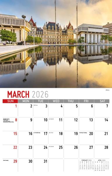 Galleria Wall Calendar 2026 Scenes Of New York