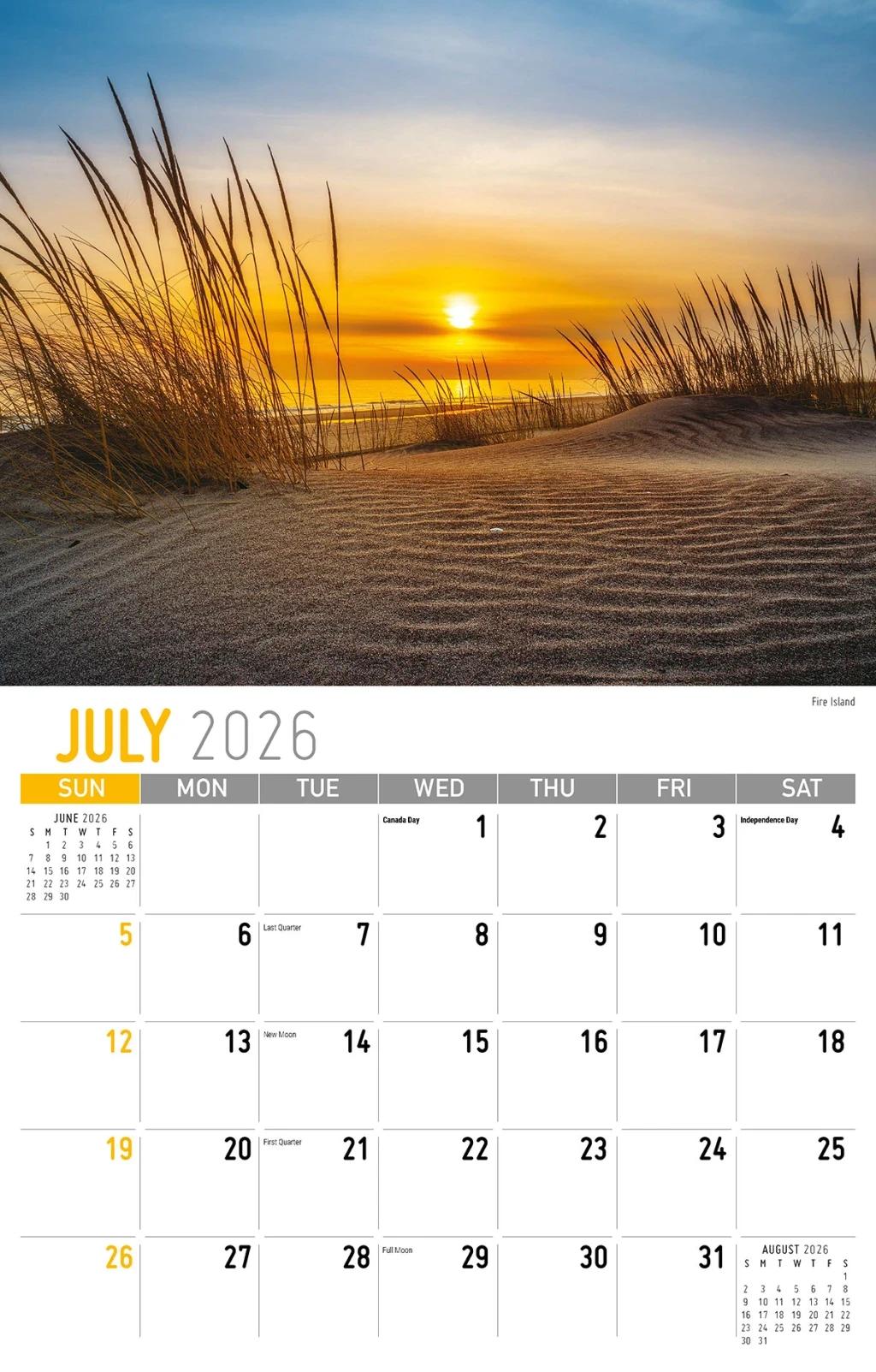 Galleria Wall Calendar 2026 Scenes Of New York
