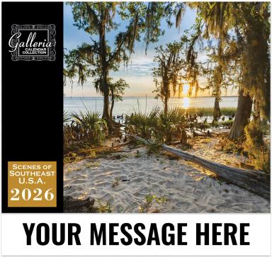 Galleria Wall Calendar 2026 Southeast USA