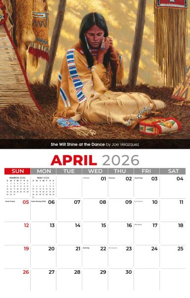 Galleria Wall Calendar 2026 Spirit of the West