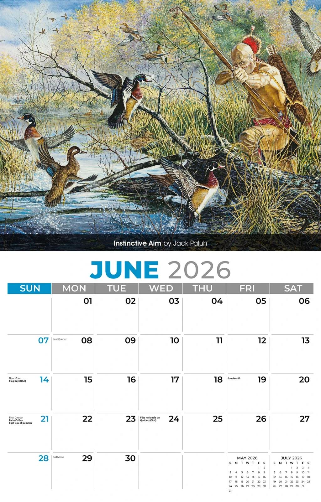 Galleria Wall Calendar 2026 Spirit of the West