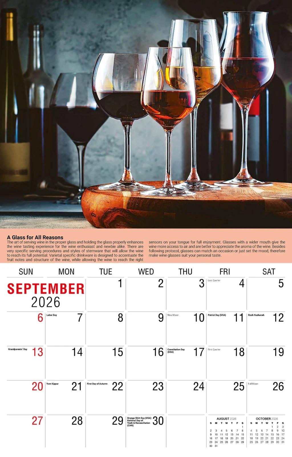 Galleria Wall Calendar 2026 Vintage