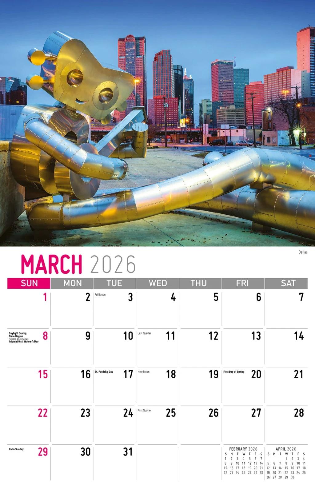 Galleria Wall Calendar 2026 Living Healthy