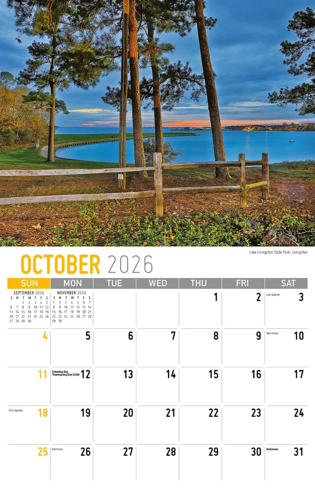 Galleria Wall Calendar 2026 Living Healthy