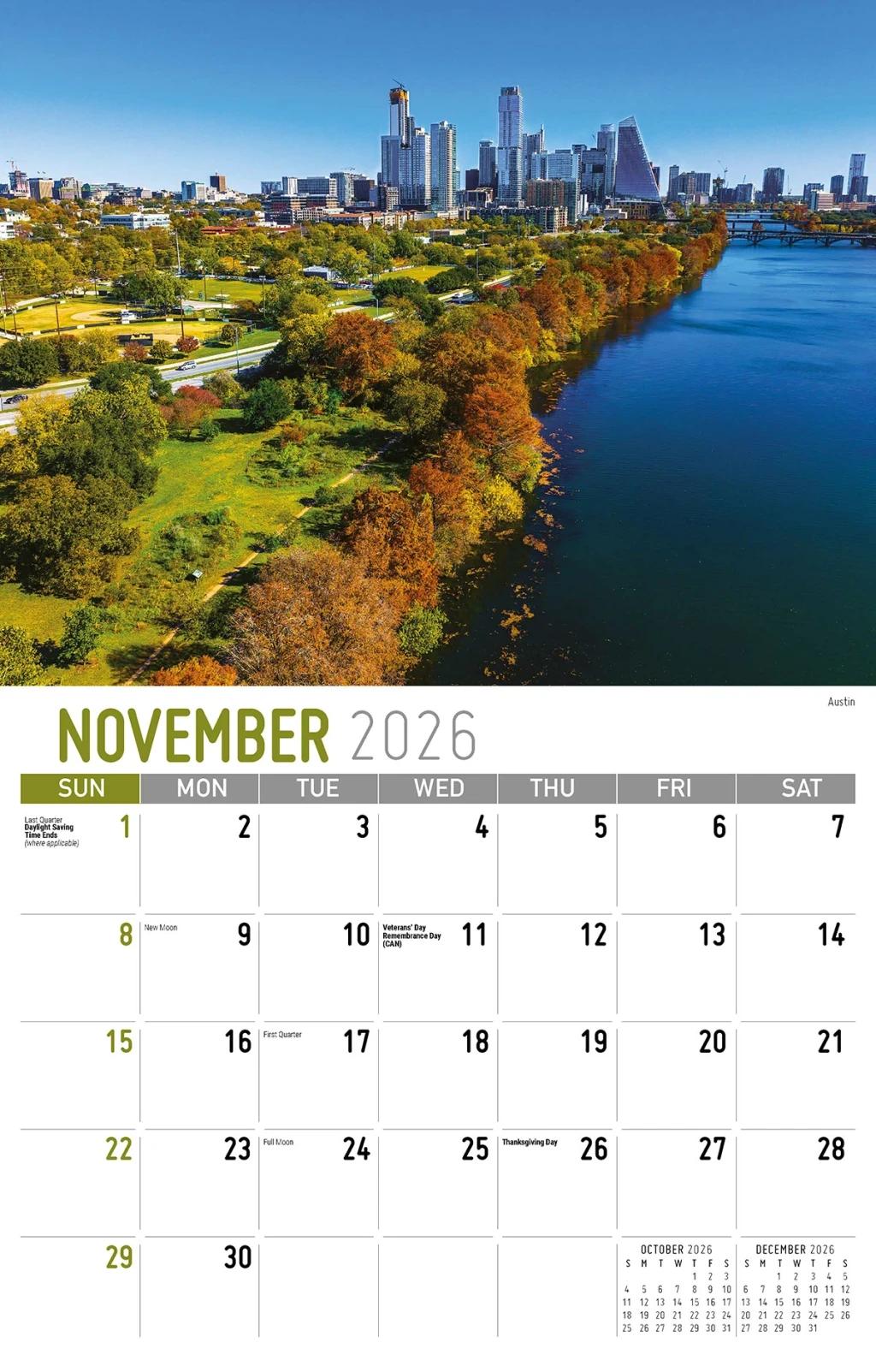 Galleria Wall Calendar 2026 Living Healthy