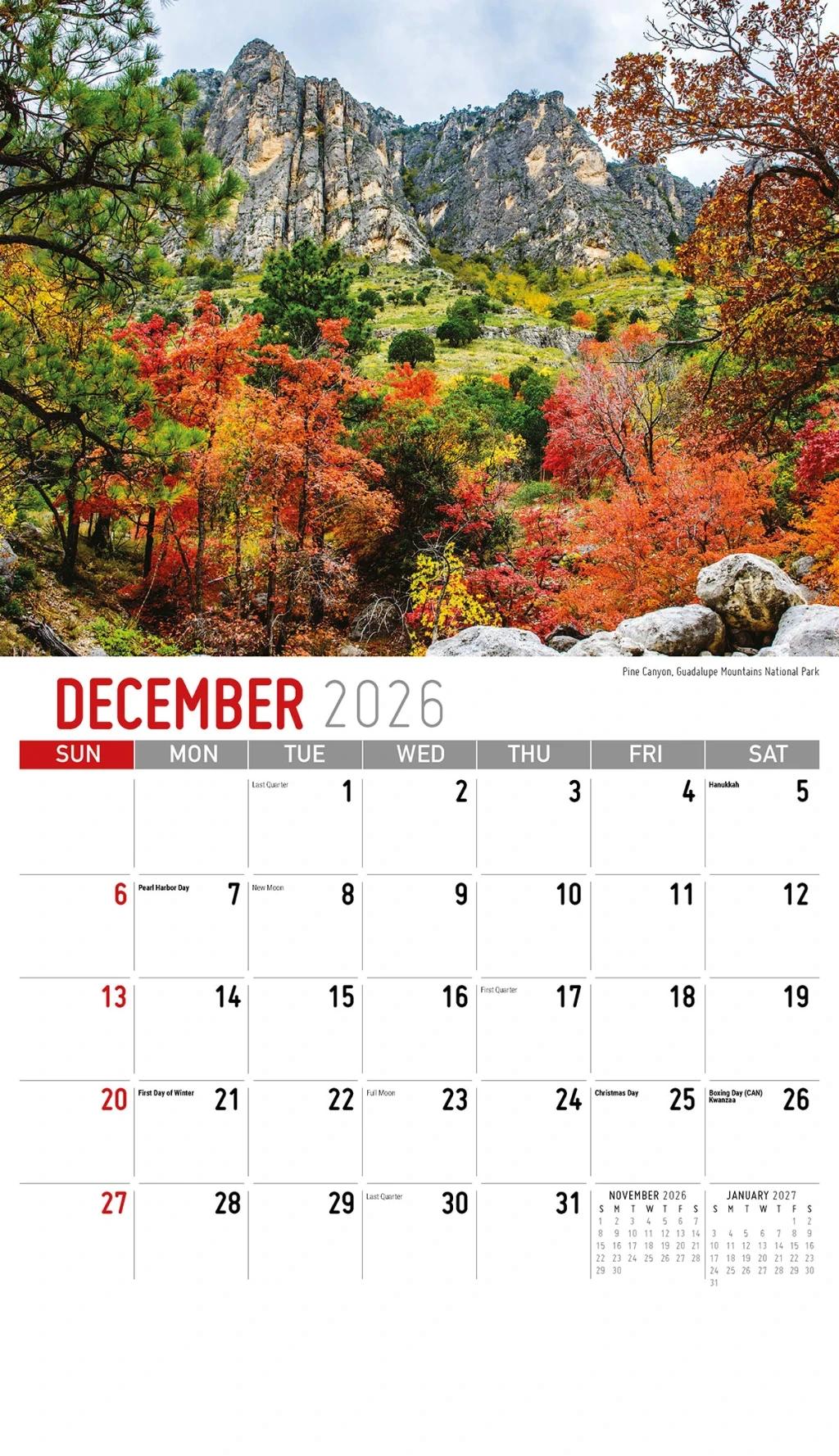 Galleria Wall Calendar 2026 Living Healthy