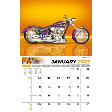 Galleria Wall Calendar 2027 Motorcycle Mania