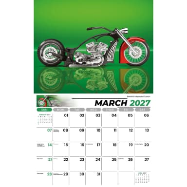 Galleria Wall Calendar 2027 Motorcycle Mania