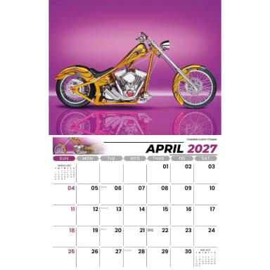 Galleria Wall Calendar 2027 Motorcycle Mania
