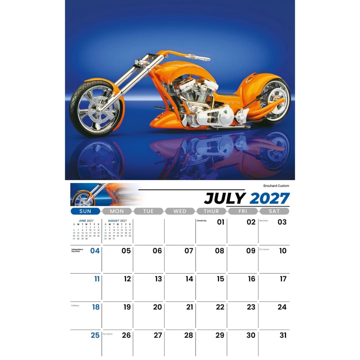 Galleria Wall Calendar 2027 Motorcycle Mania