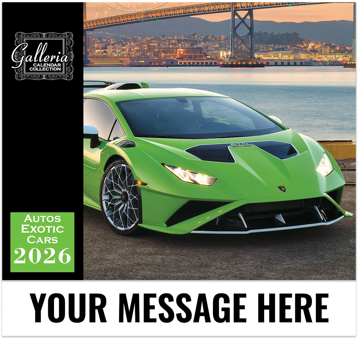 Galleria Wall Calendar 2026 Exotic Cars (English/Spanish)