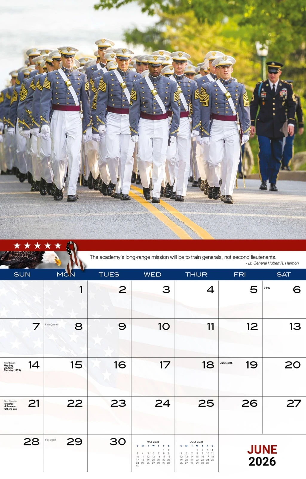 Galleria Wall Calendar 2026 Home Of The Brave