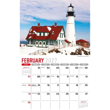 Galleria Wall Calendar 2027 Scenes Of New England