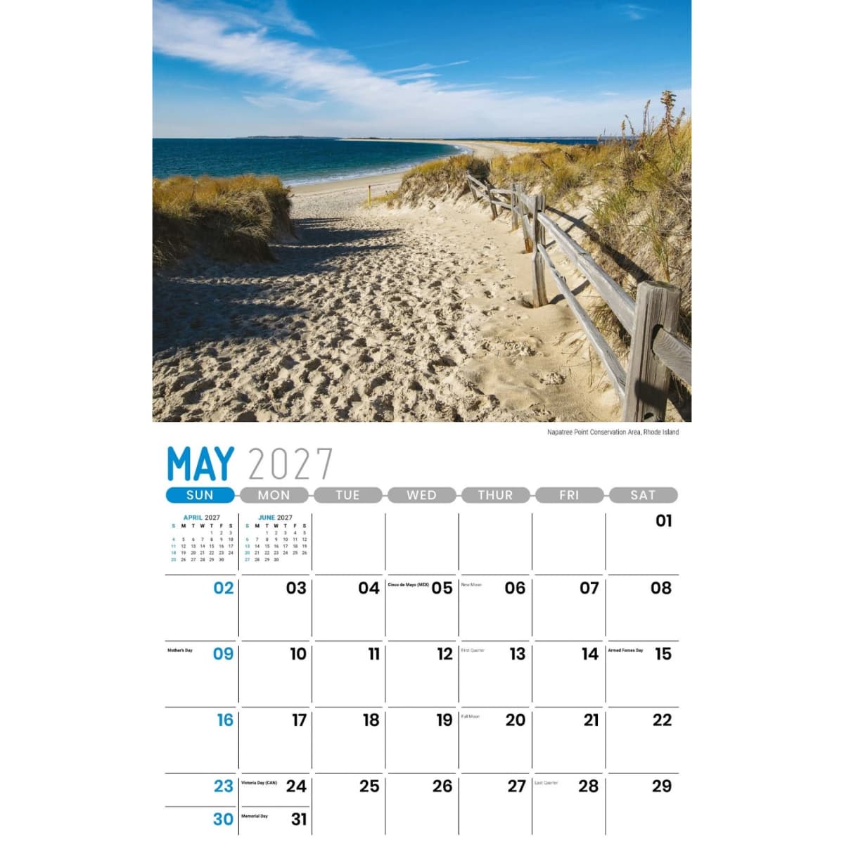 Galleria Wall Calendar 2027 Scenes Of New England