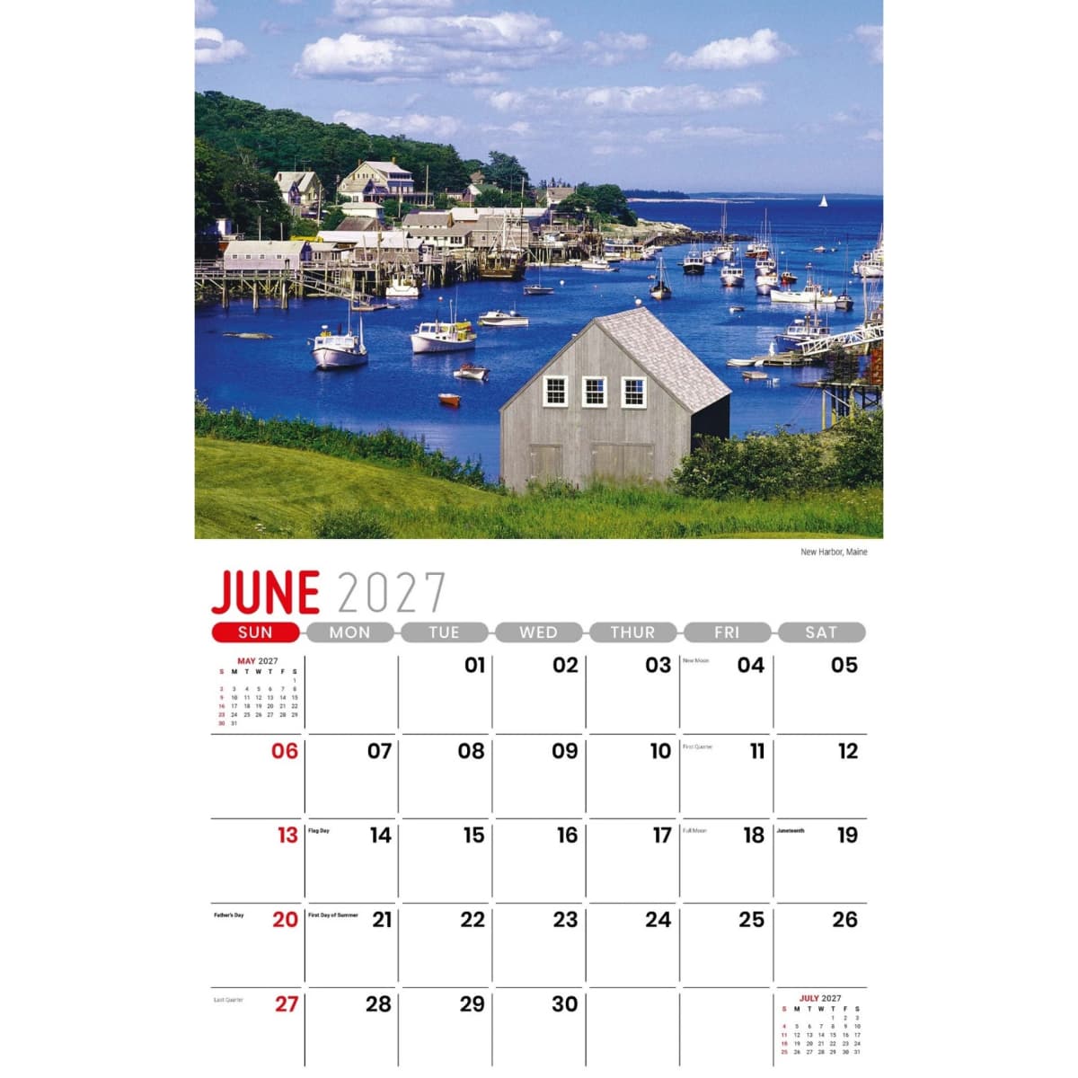 Galleria Wall Calendar 2027 Scenes Of New England