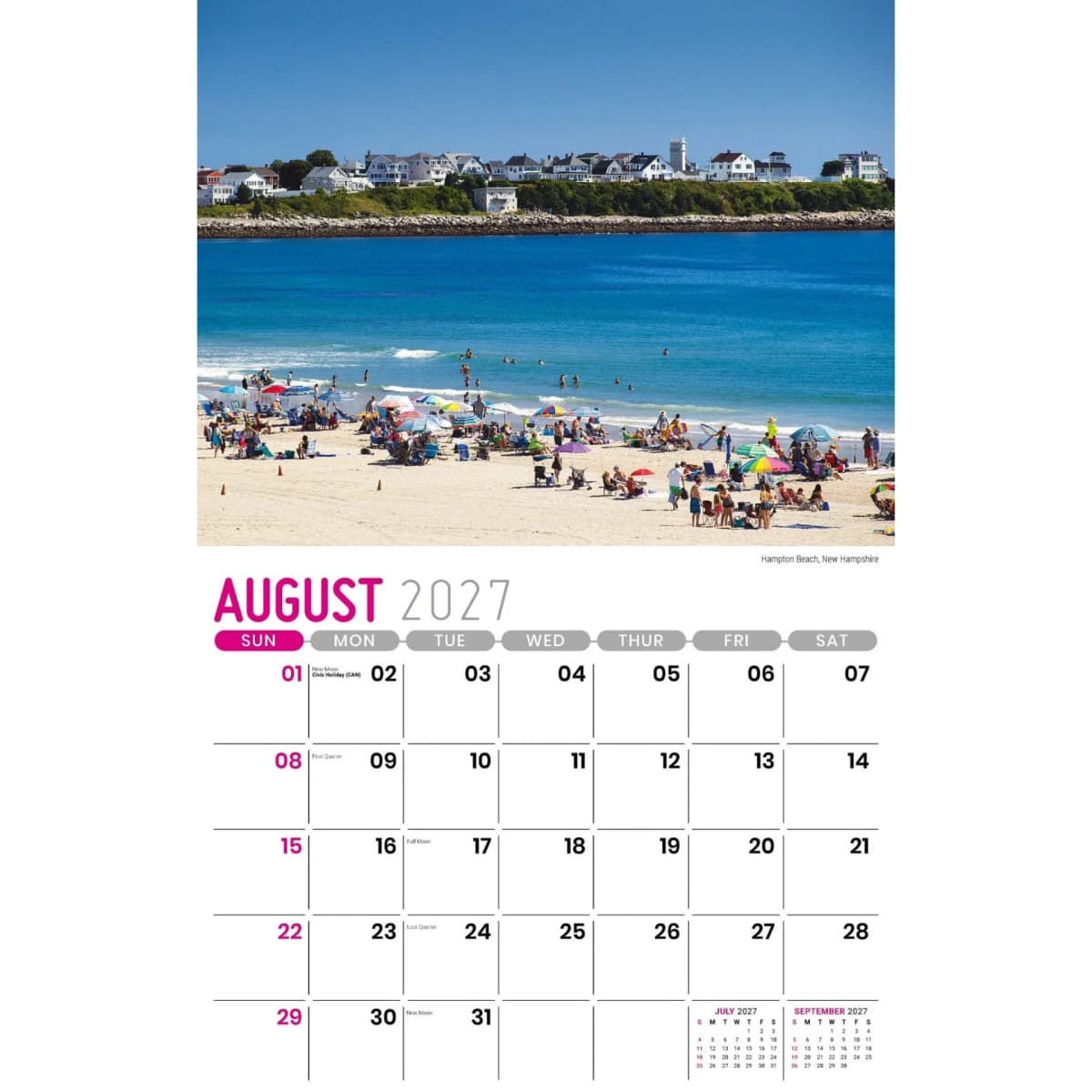 Galleria Wall Calendar 2027 Scenes Of New England