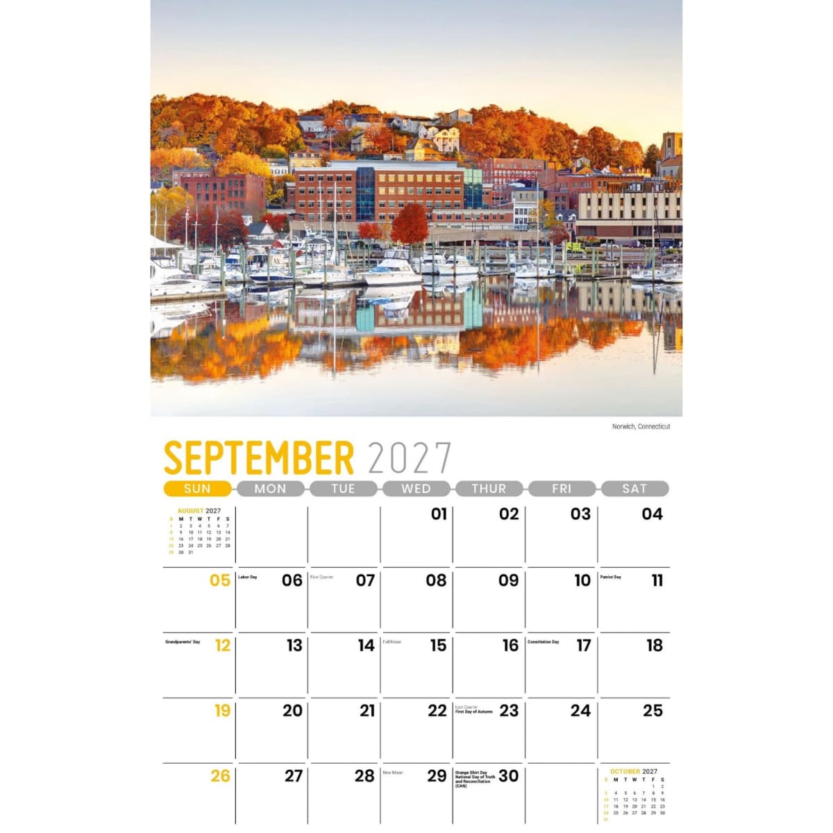 Galleria Wall Calendar 2027 Scenes Of New England
