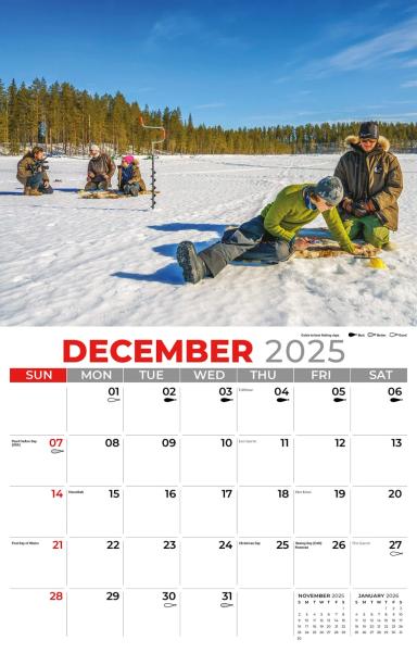 Galleria Wall Calendar 2026 Fishing and Hunting
