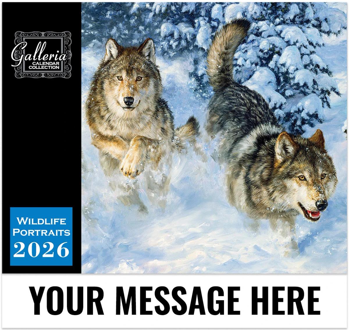 Galleria Wall Calendar 2026 Wildlife Portraits