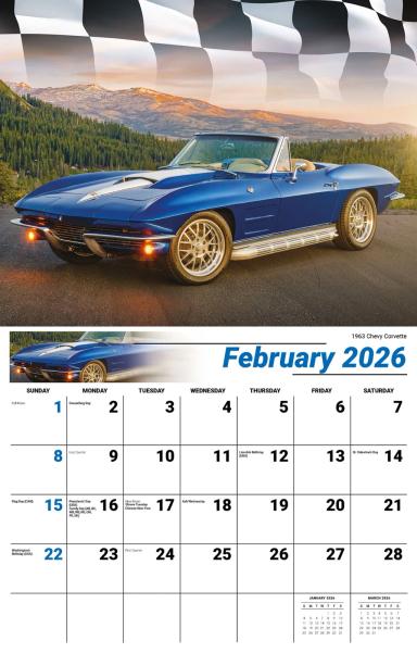 Galleria Wall Calendar 2026 Road Warrior