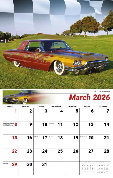 Galleria Wall Calendar 2026 Road Warrior