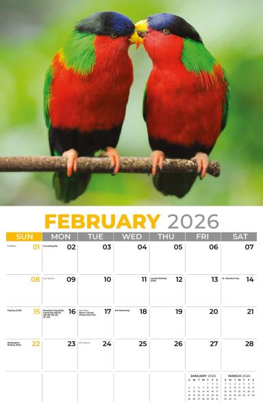 Galleria Wall Calendar 2026 Pets