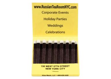 30 Stick Matchbook (Small Quantity)