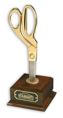 Walnut Base w/ 9-1/2" Ceremonial Scissors