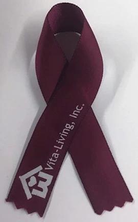 Awareness ribbon with Pin