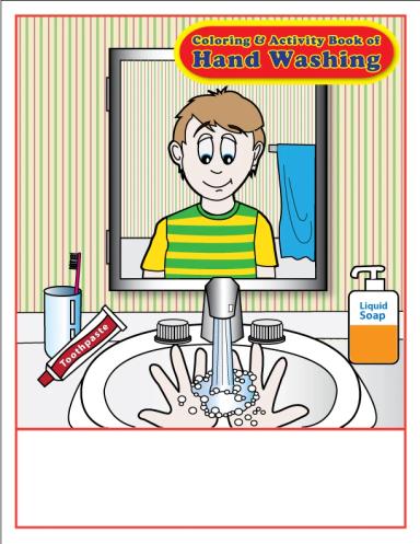 Hand Washing Imprintable Coloring and Activity Book