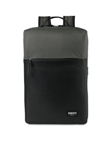 Igloo® Fundamentals Lotus Backpack Cooler - Black-Dark Grey