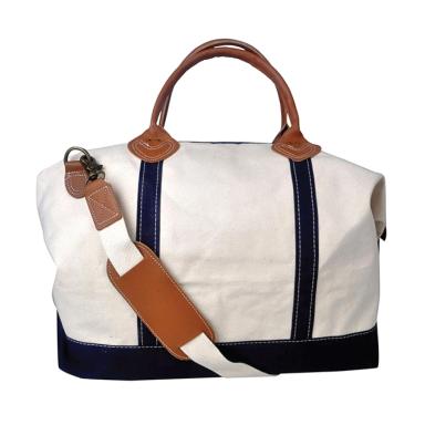 Signature Weekender Cotton Canvas Duffle Bag - 25"x13"x10"