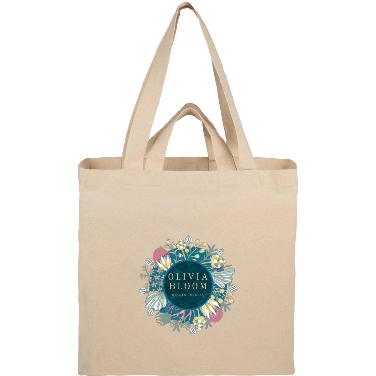 Organic 6oz Cotton Dual Carry Tote