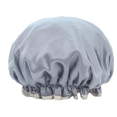 PEVA Shower Cap With Elastic Trim Machine Washable 10.6" x 4.3"